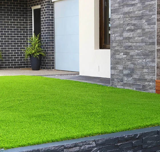 Low-maintenance artificial lawn in Goodyear, AZ, designed to look beautiful with minimal upkeep.