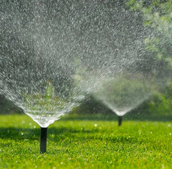 Smart irrigation system installation in Scottsdale AZ, automatically adjusting watering based on weather and plant needs.